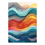 Abstract Layered Wave Landscape (Print Only) thumbnail