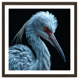 Striking Portrait Of A Blue Heron Bird thumbnail