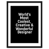 World's most coolest, creative and wonderful designer thumbnail