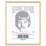 Receipt Art Ringo Starr Quotes thumbnail