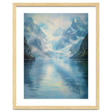 Ethereal Descent: The Glimmering Silence of the Ancient Glacial Fjord thumbnail