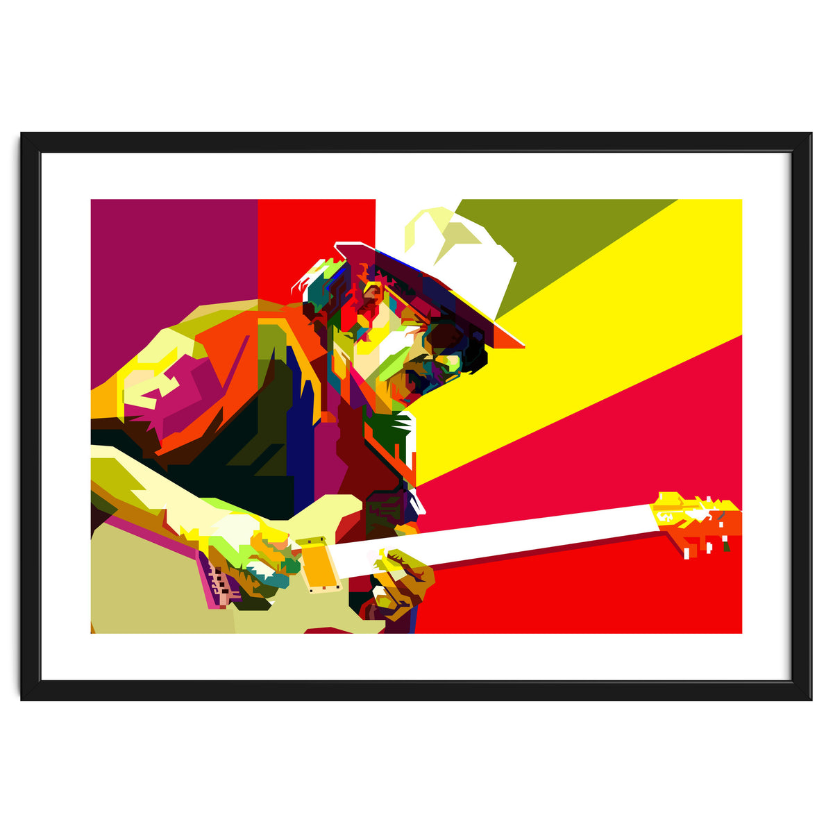 Carlos Santana Latin Guitarist Pop Art Wpap