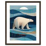 Polar Bear In The Blue Arctic thumbnail