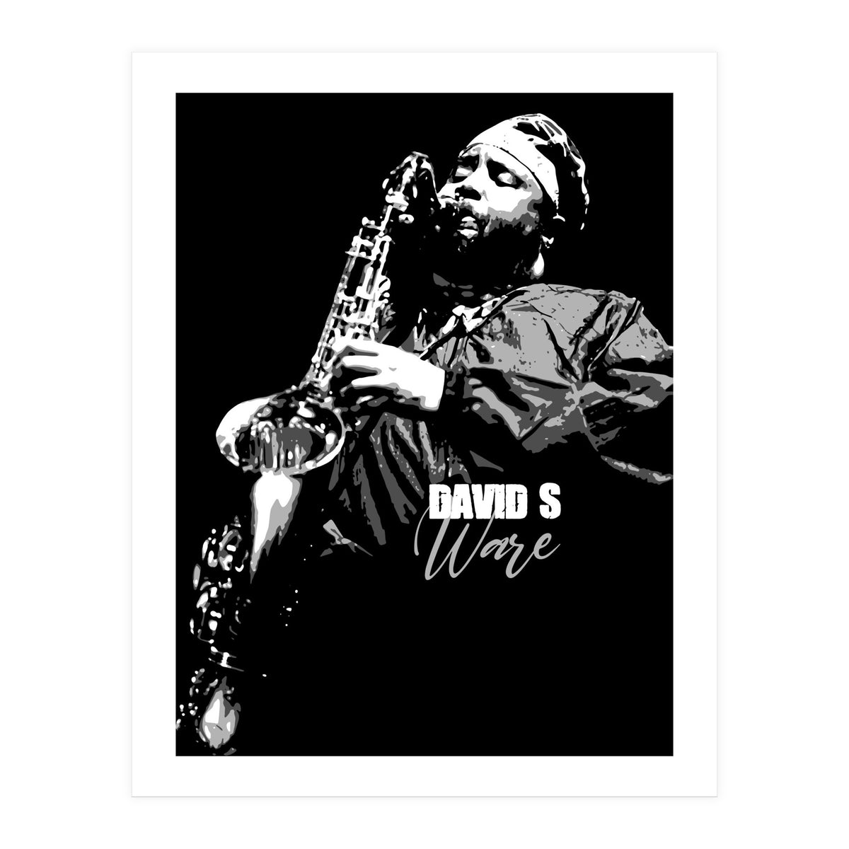 David S Ware American Jazz Saxophonist (Print Only)