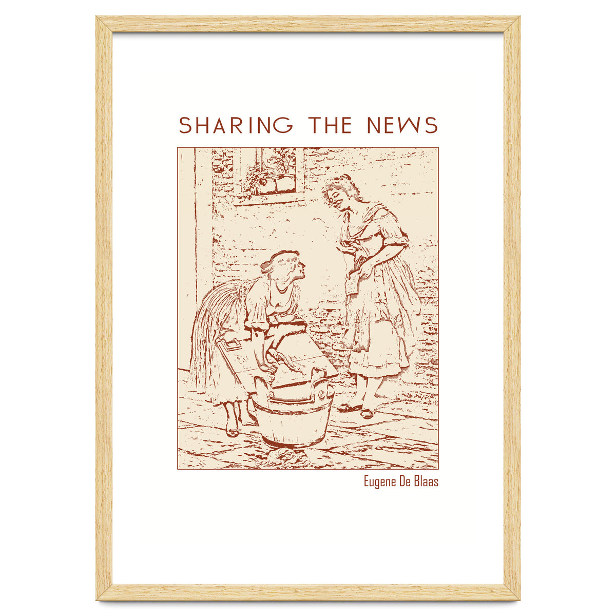 Sharing The News – Eugene De Blaas