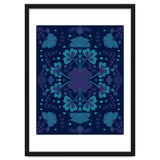 Clovers And Flowers Night Blue thumbnail
