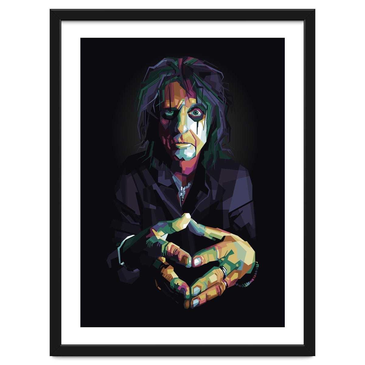 Alice Cooper Pop Art WPAP
