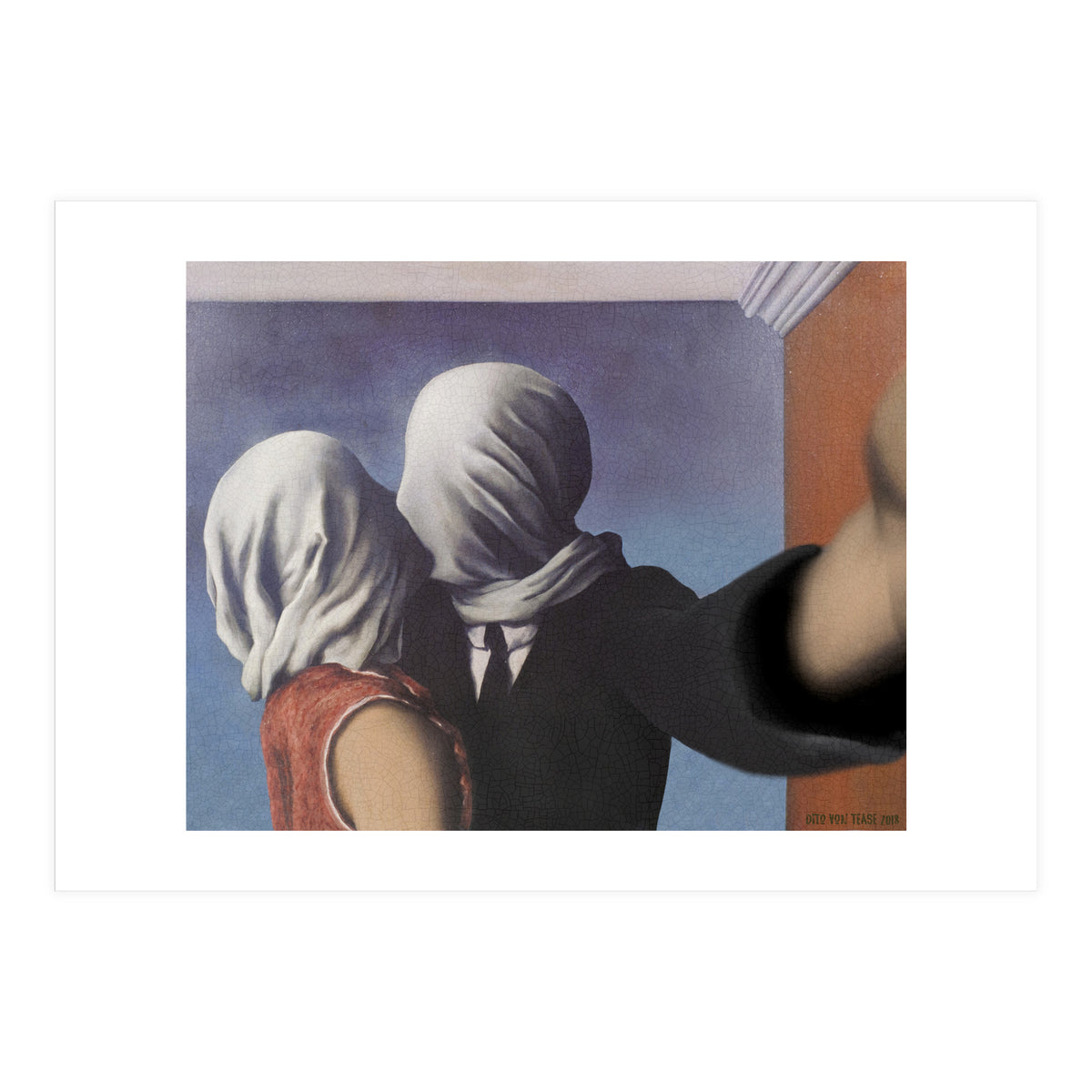 Lovers - Magritte - Selfie (Print Only)