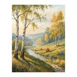 Golden Autumn Birch: A Riverside Walk (Print Only) thumbnail