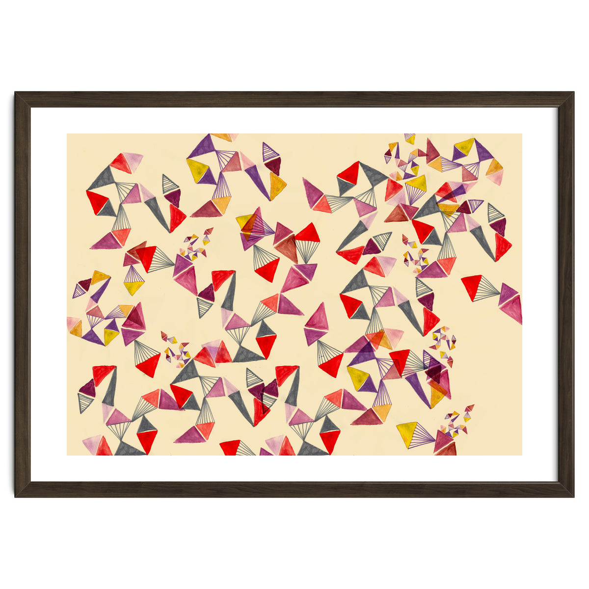 Watercolour Geometric Shapes