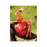 Pinup Girl On A Chariot Fast Ride (Print Only) thumbnail