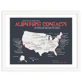 USA Map of Alien First Contacts in Movies thumbnail