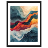 Abstract Flowing Mountain Landscape thumbnail