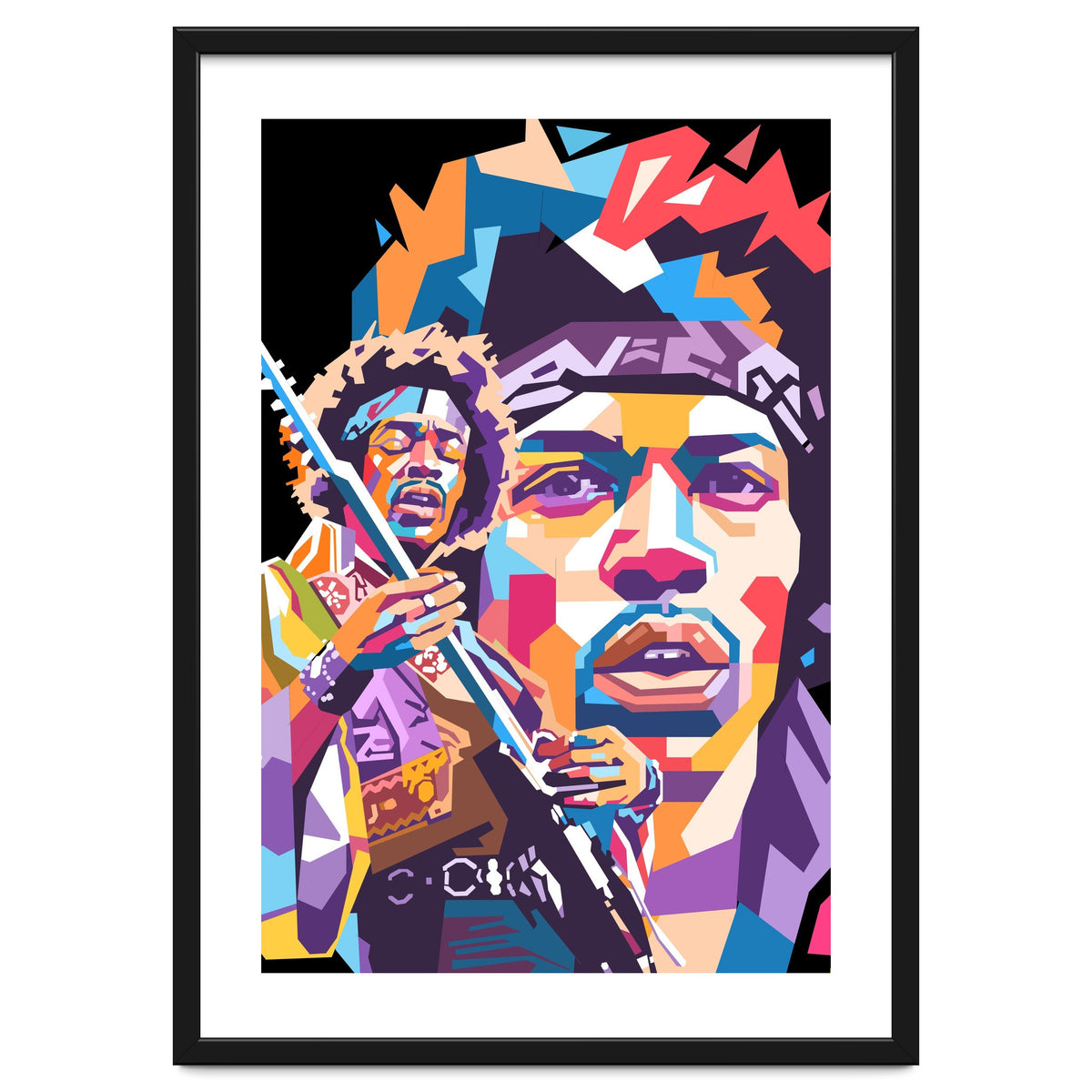 Jimi Hendrix wpap art