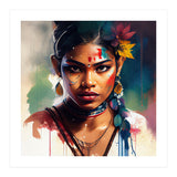 Festival Bloom Hindu Portrait (Print Only) thumbnail
