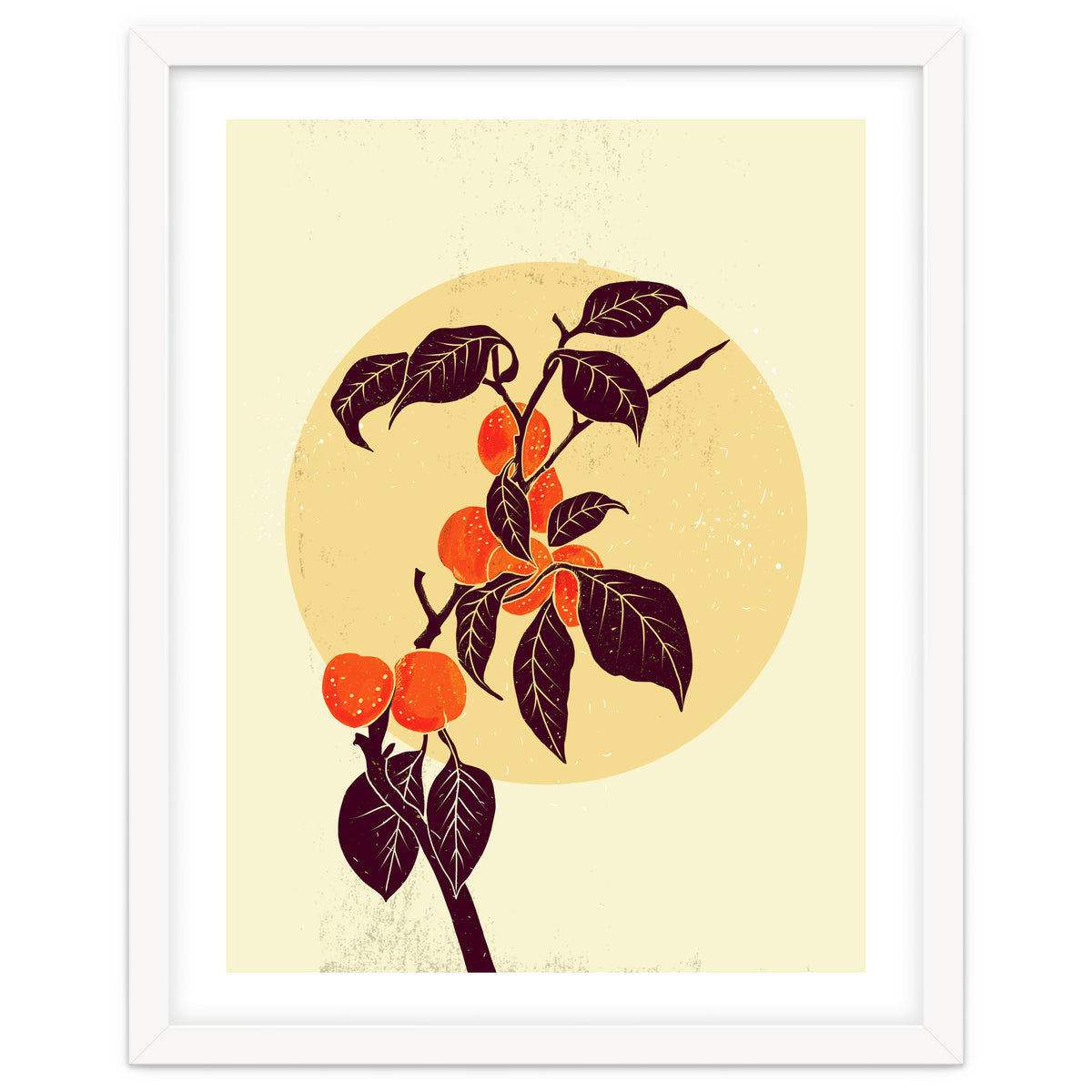 Peach Tree in the moonlight