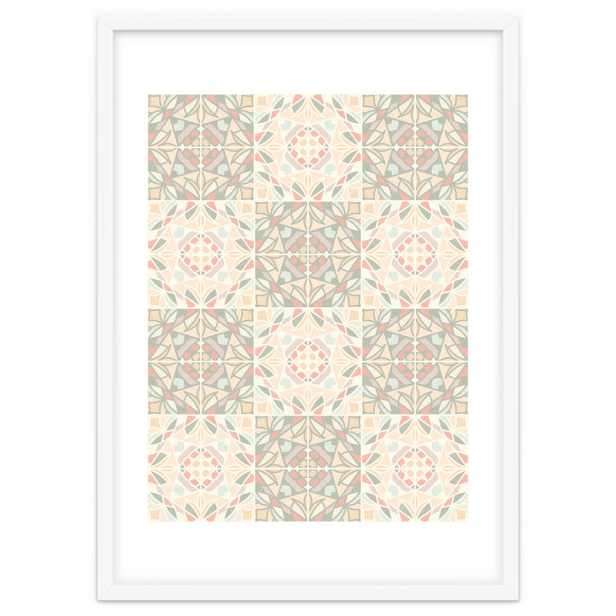 Kaleido Glass Pastels Tiles