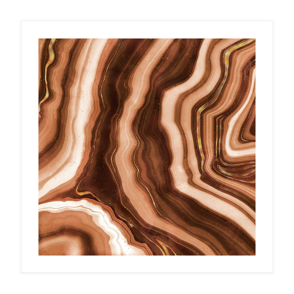Golden Agate Texture 02 (Print Only)