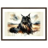 Mystical Black Cat In The Wild thumbnail