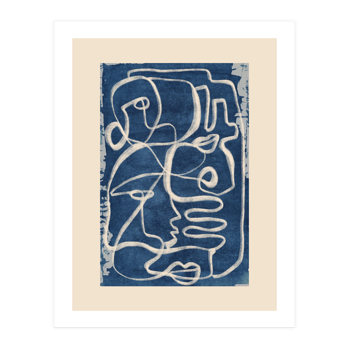 Bound By Line (indigo) (Print Only)
