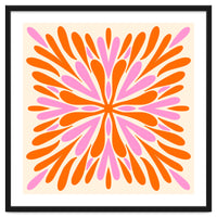 Symmetry Petals - pink and orange