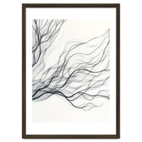 Abstract Black Branching Lines Flowing thumbnail