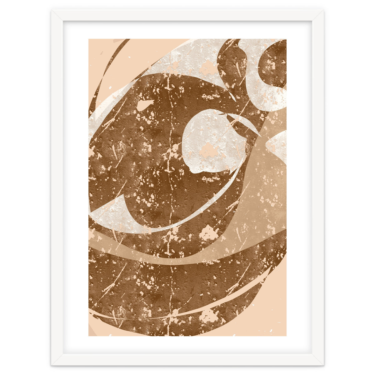 Brown Abstract Clash