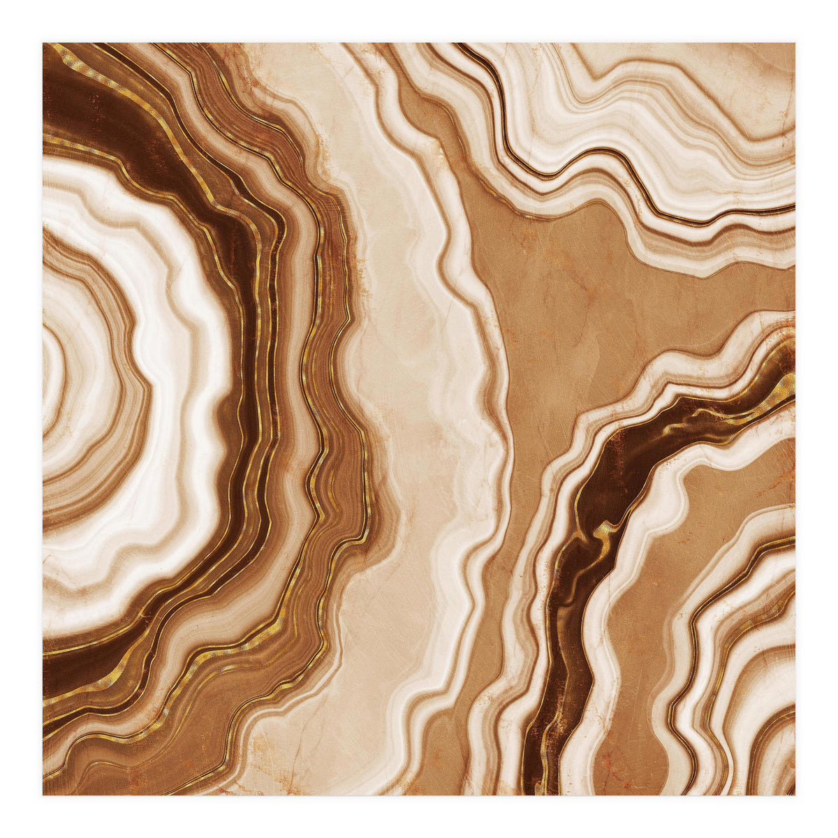 Golden Agate Texture 06 (Print Only)