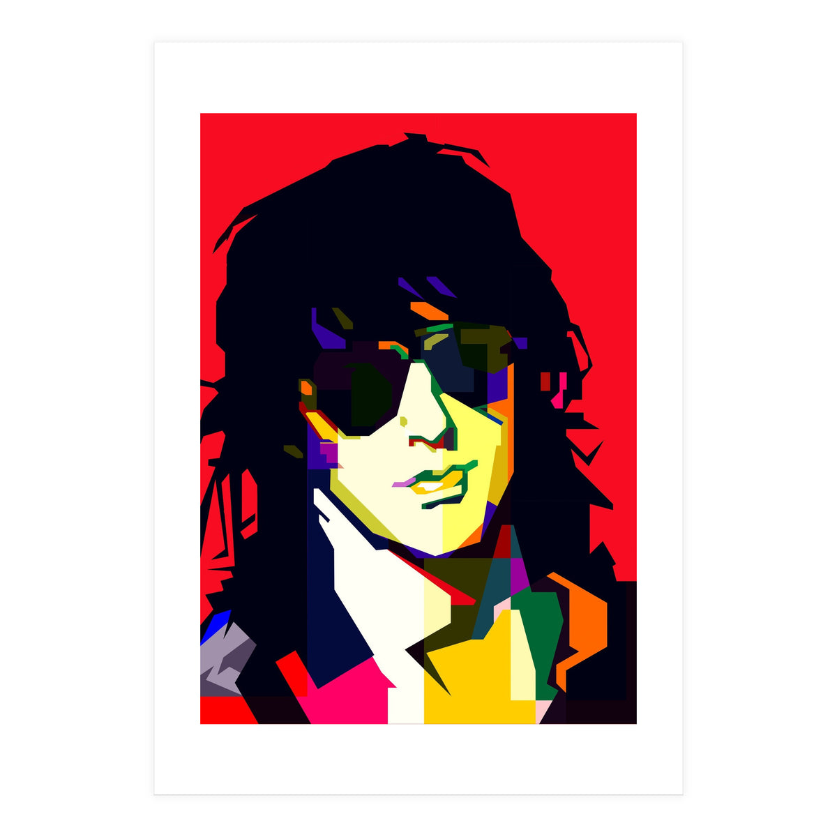 Izzy Stradlin Guitarist Pop Art WPAP (Print Only)