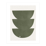 GREEN WATERCOLOR SHAPES NO.3 (Print Only) thumbnail