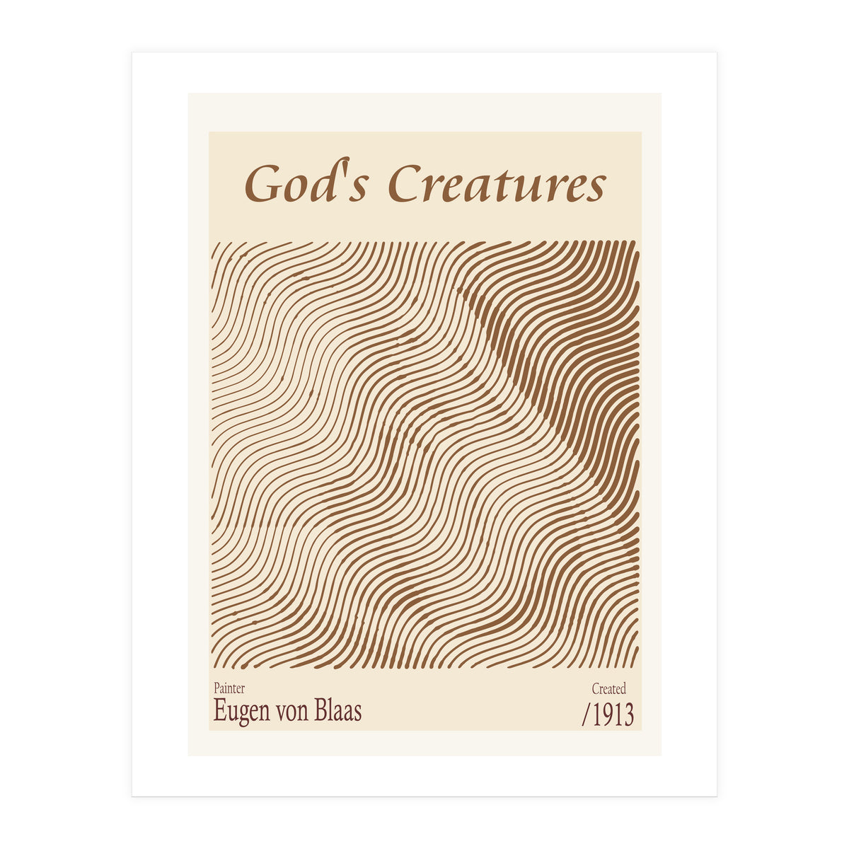 God's Creatures – Eugene De Blaas 1913 (Print Only)
