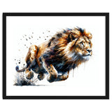 Dynamic Lion In Motion thumbnail