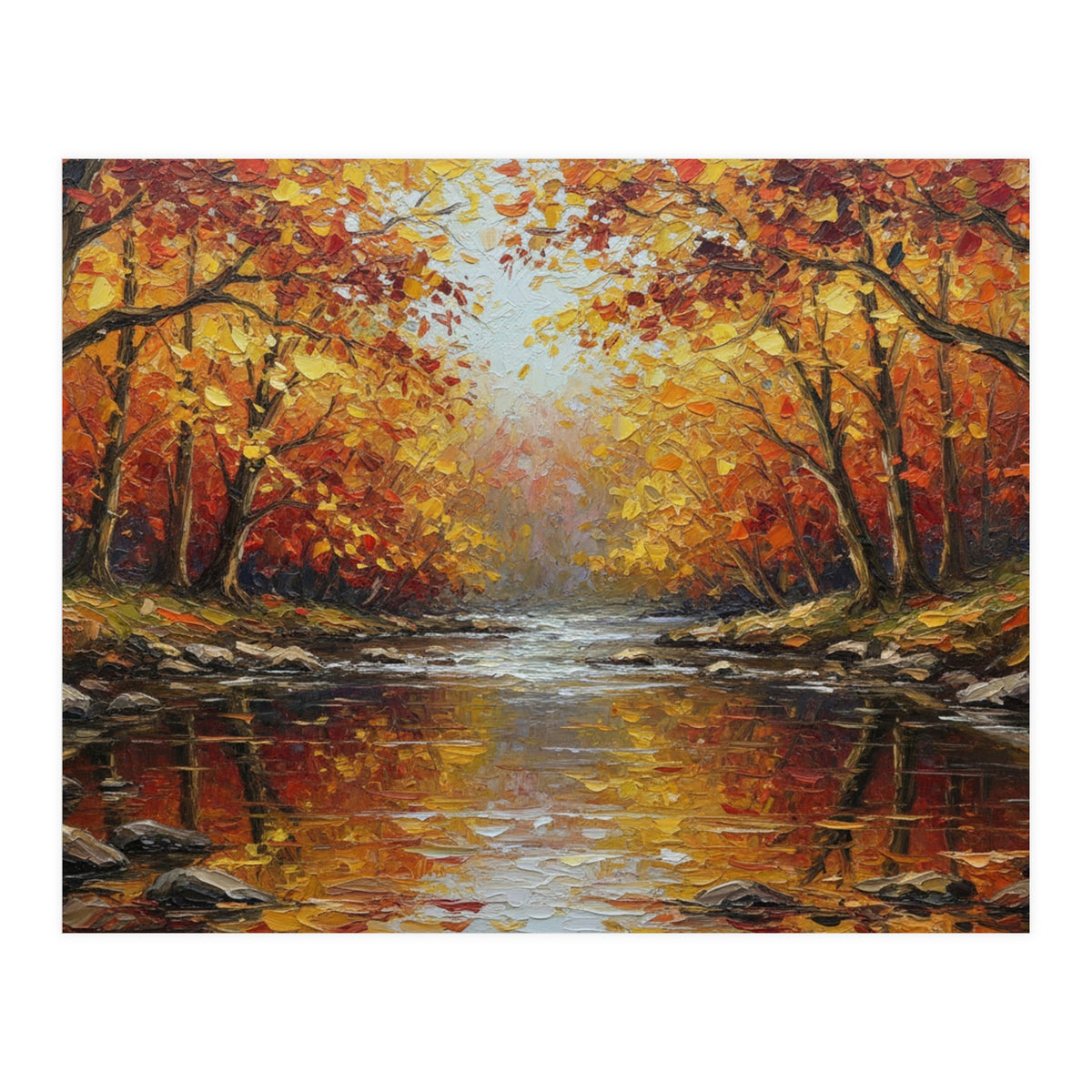 Golden Autumn Creek (Print Only)