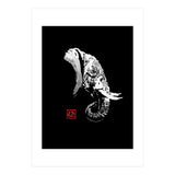 Elephant In Black (Print Only) thumbnail