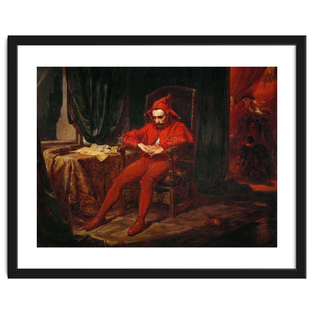 The court jester Stanczyk receives news of the loss of Smolensk (1514).