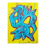 Forma Celeste Sobre Amarillo (Print Only) thumbnail