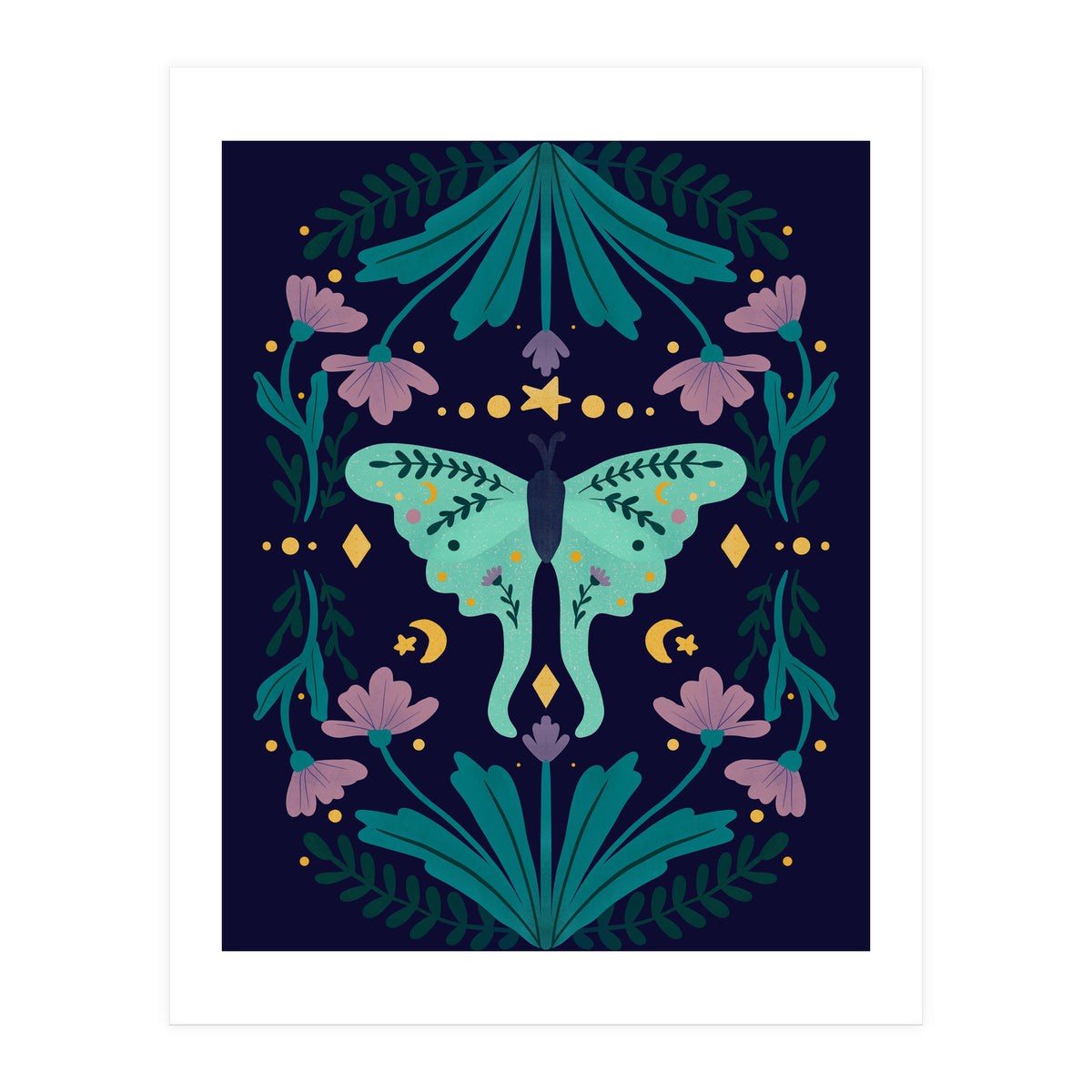 Mystical Series – Luna Moth (Print Only)