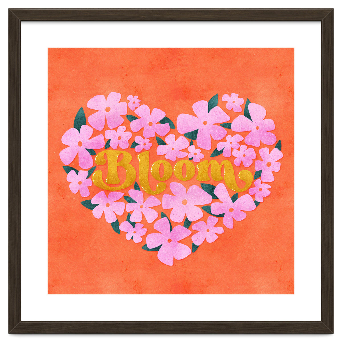Bloom Floral Heart