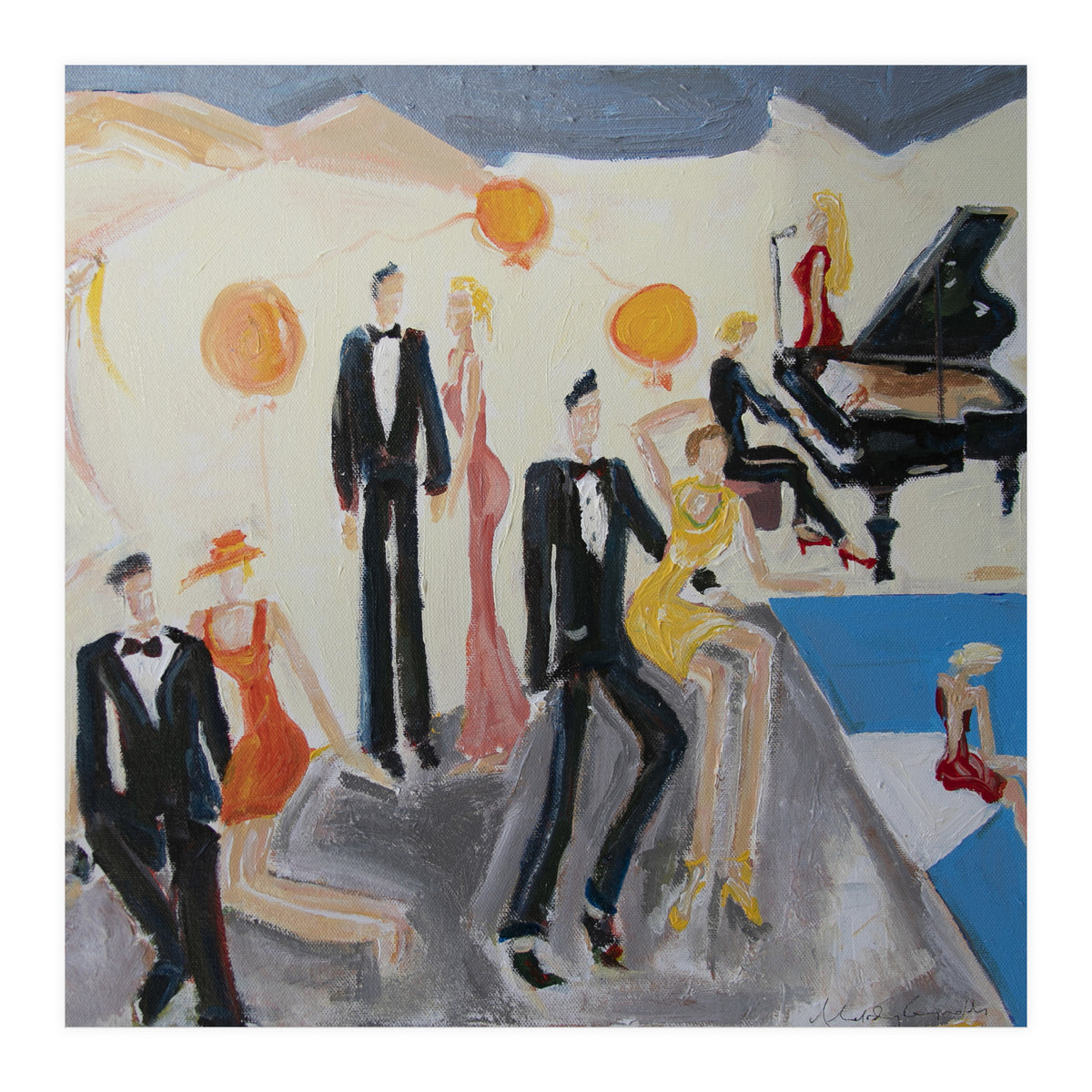 The Piano Player (Print Only)