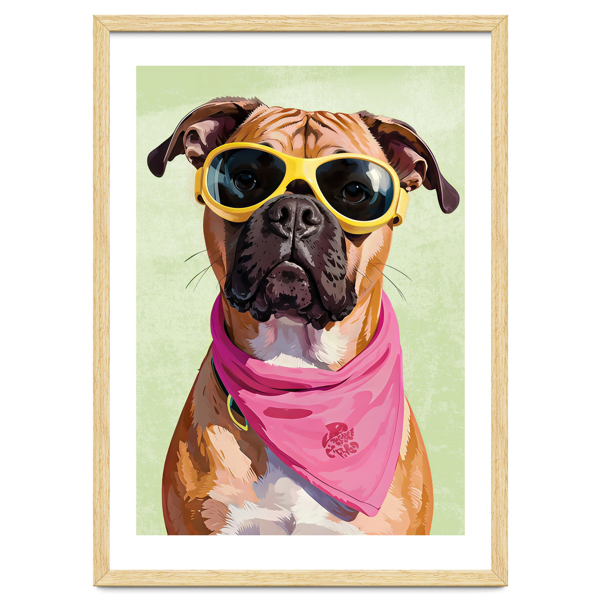 Cool Dog with Sunglasses – Funky Bandana