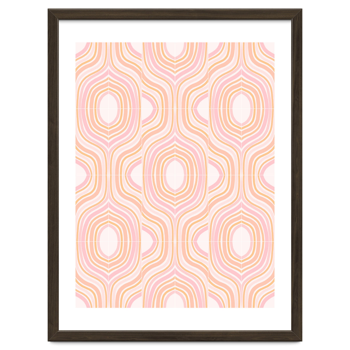 Peachy Marbled Tiles