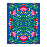 Bold Symmetrical Flowers (Print Only) thumbnail
