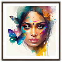 Holi Glow Hindu Portrait