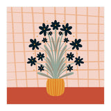 Floral Vase Orange (Print Only) thumbnail