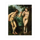 Peter Paul Rubens / 'Adam and Eve', c. 1597, Oil on panel, 180 x 158 cm. Pieter Paul Rubens. (Print Only) thumbnail