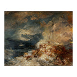 Joseph Mallord William Turner / 'Fire at Sea', c. 1835, Oil on canvas, 171 x 220 cm. (Print Only) thumbnail