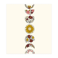 Floral Phases Of The Moon (Print Only)