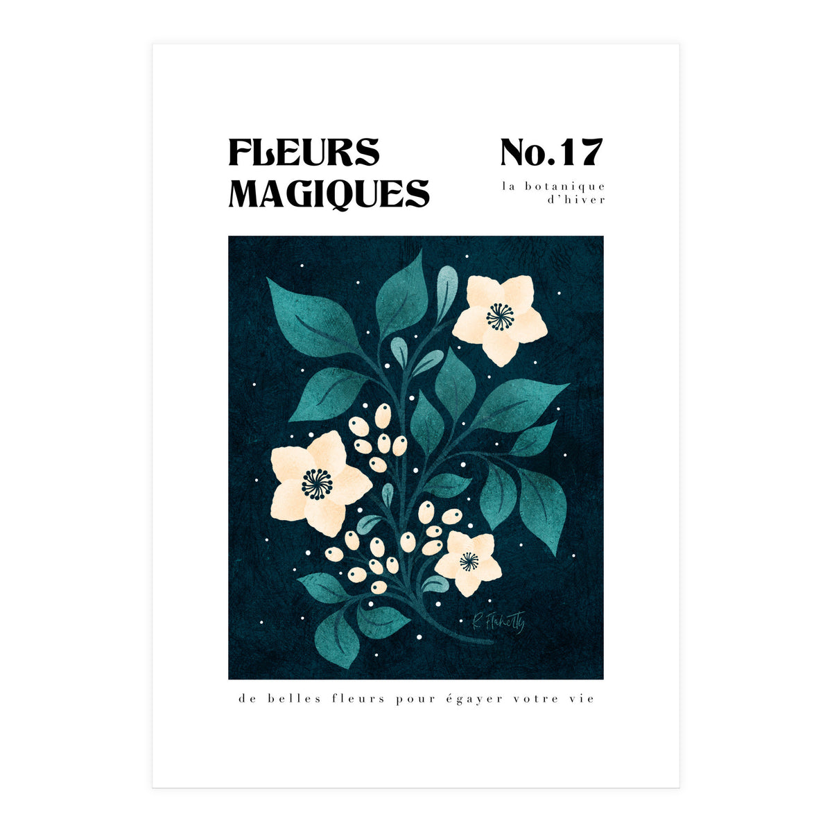 Magical Flowers No.17 Winter Botanicals (Print Only)