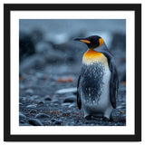 King Penguin Standing In The Rain thumbnail