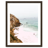 Pink Trails, Beach Tropical Travel Ocean Pastel Digital Art, Photography Sea Scenic Nature Landscape thumbnail